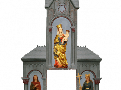 Altar-Kapelle-zusammengesetzt-mit-den-Statuen-teileingebunden
